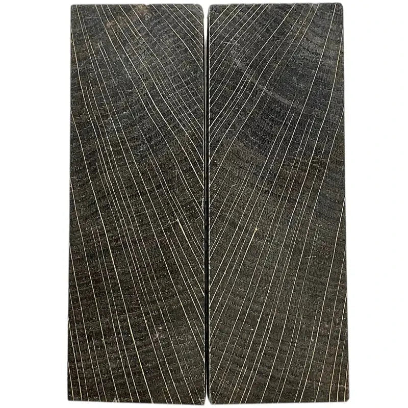 Danish Oak Scales & Block- BLACK- Raffir® Wood - Maker Material Supply
