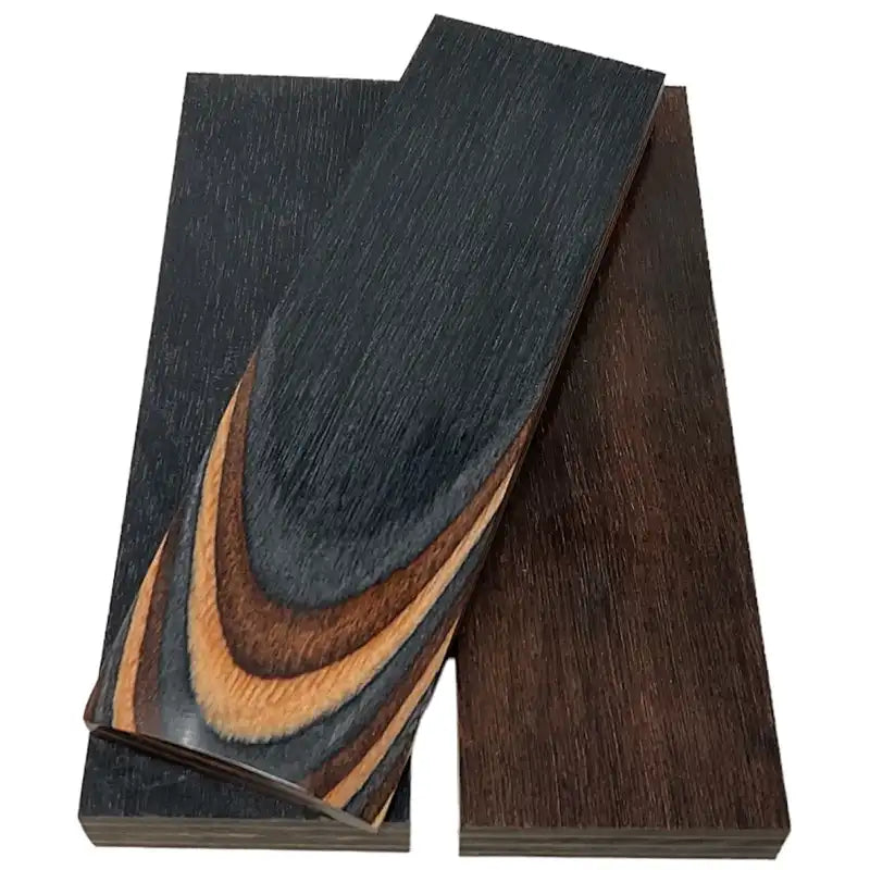 DymaLux "BUCKSKIN" Laminated Wood Knife Handle Scales 1/4" x 1.5" x 5" - Maker Material Supply