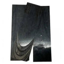 DymaLux "CHARCOAL" Laminated Wood Knife Handle Scales- 3/8" x 1.5" x 5" - Maker Material Supply