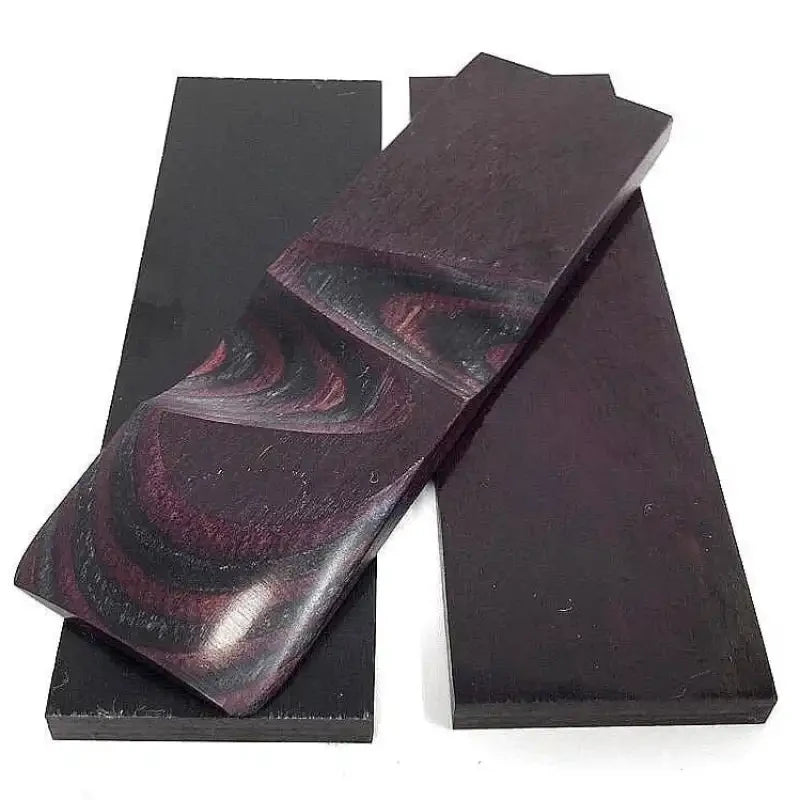 DymaLux "PURPLE HAZE"- Laminated Wood Knife Handle Scales- 1/4" x 1.5" x 5" - Maker Material Supply