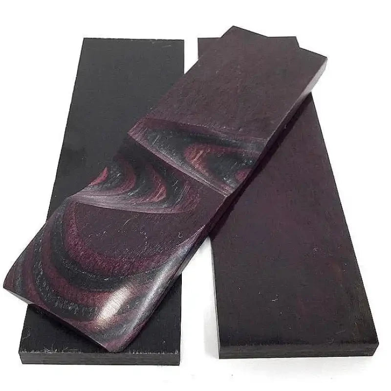 DymaLux "PURPLE HAZE"- Laminated Wood Scales- 3/8" x 1.5" x 5" - Maker Material Supply