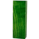 Flamed Poplar Blocks- 1" x 1.5" x 4.9"- GREEN- Raffir® Wood - Maker Material Supply