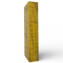 Flamed Poplar Master Block- YELLOW- Raffir® Wood - Maker Material Supply