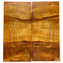 Flamed Poplar Scales- ORANGE- Raffir® Wood - Maker Material Supply