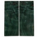 Flamed Poplar Scales- TEAL- Raffir® Wood - Maker Material Supply