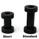 Gulso Bolts- Black QPQ/Stainless Steel- 5/16" SHORT - Maker Material Supply