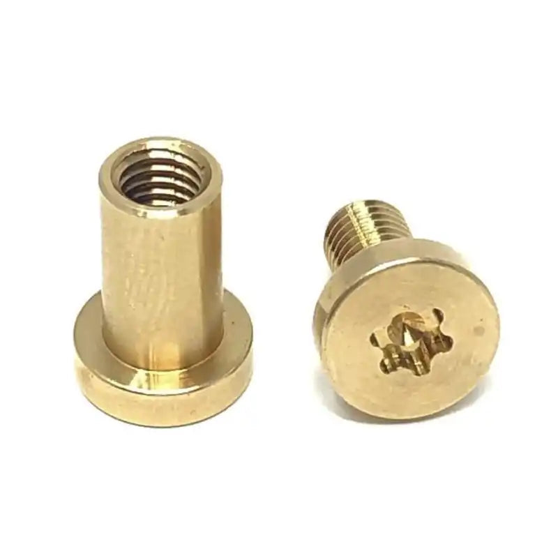 Gulso Bolts- BRASS- Knife Handle Fasteners- 3/8" - Maker Material Supply