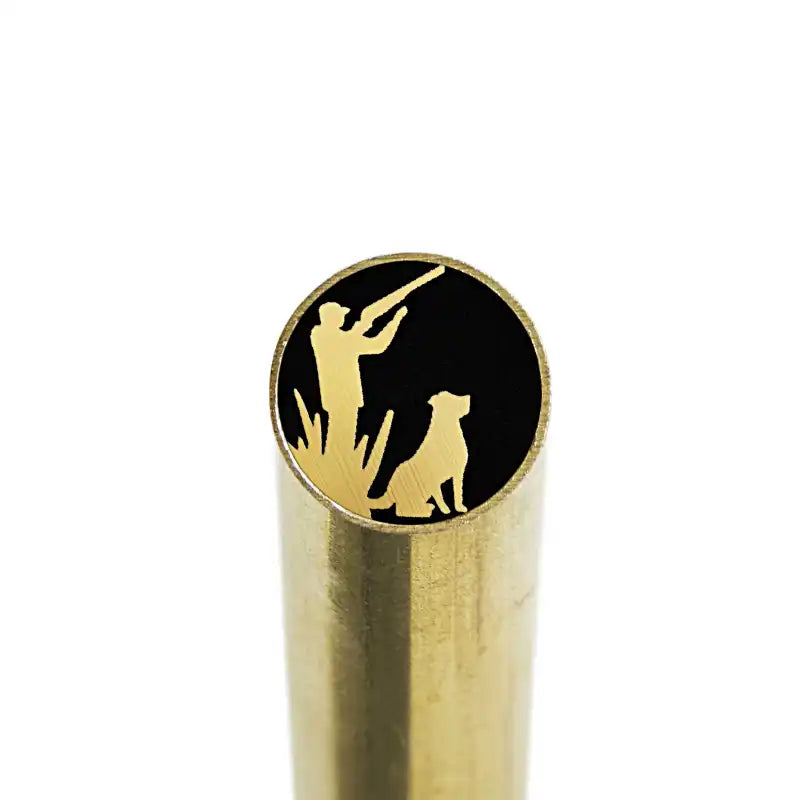 Hunter & Dog- Mosaic Knife Handle Pin - Maker Material Supply
