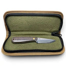Knife Pouches- Fleece Lined with Zipper- GREEN - Maker Material Supply