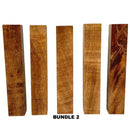 Koa Wood Pen Blanks- Professionally Stabilized - Maker Material Supply