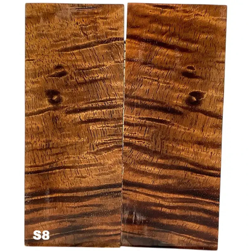 Koa Wood Scales- Professionally Stabilized - Maker Material Supply