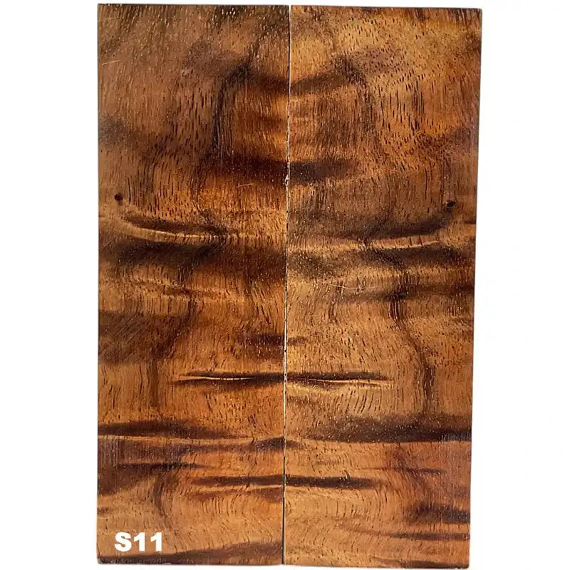 Koa Wood Scales- Professionally Stabilized - Maker Material Supply