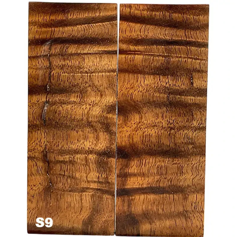 Koa Wood Scales- Professionally Stabilized - Maker Material Supply