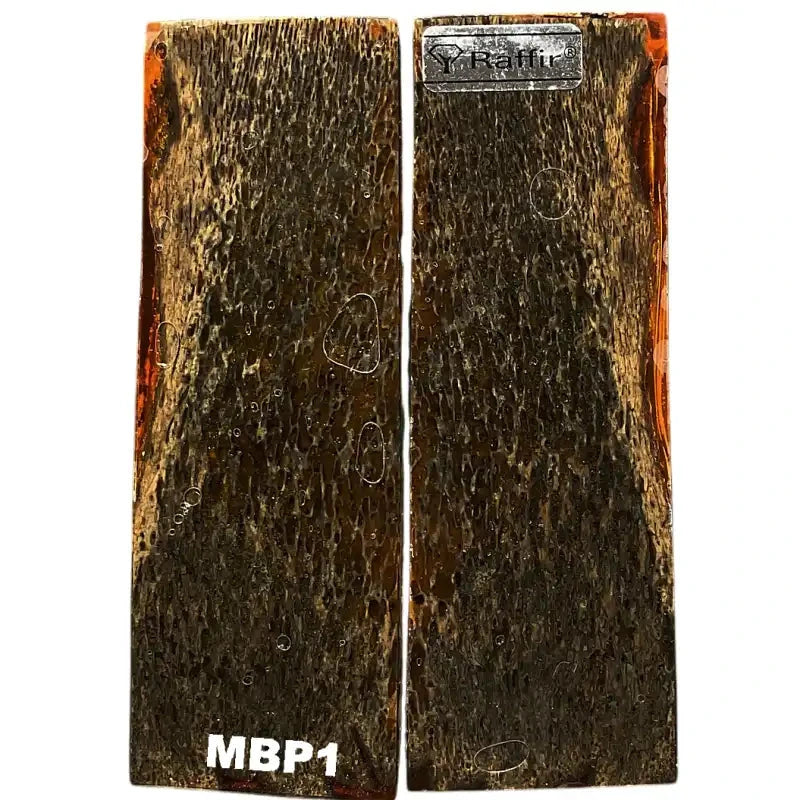 Mammoth Bone Scales- PREMIUM- Stabilized- Raffir® FossilsHobbies & Creative Arts.26" x 1.5" x 4.8"- MBP1