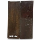 Mammoth Bone Scales- STANDARD- Stabilized- Raffir® Fossils - Maker Material Supply