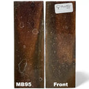 Mammoth Bone Scales- STANDARD- Stabilized- Raffir® Fossils - Maker Material Supply