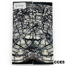 Mammoth Ivory Tusk- CROSSCUT w Black Resin- by Raffir®Hobbies & Creative Arts.25" x 1.5" x 4.9"- CCE5