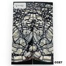 Mammoth Ivory Tusk- CROSSCUT w Black Resin- by Raffir®Hobbies & Creative Arts.25" x 1.6" x 4.9"- CCE7