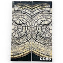 Mammoth Ivory Tusk- CROSSCUT w Black Resin- by Raffir® - Maker Material Supply