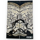 Mammoth Ivory Tusk- CROSSCUT w Black Resin- by Raffir® - Maker Material Supply