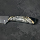 Mammoth Ivory Tusk- CROSSCUT w Black Resin- by Raffir® - Maker Material Supply
