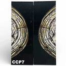 Mammoth Ivory Tusk- HYBRID CROSSCUT w Black Resin- by Raffir® - Maker Material Supply