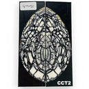 Mammoth Ivory Tusk- HYBRID CROSSCUT w Black Resin- by Raffir® - Maker Material Supply