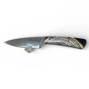Mammoth Ivory Tusk- HYBRID CROSSCUT w Black Resin- by Raffir® - Maker Material Supply