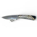 Mammoth Ivory Tusk- HYBRID CROSSCUT w Black Resin- by Raffir® - Maker Material Supply