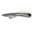 Mammoth Ivory Tusk- HYBRID CROSSCUT w Black Resin- by Raffir® - Maker Material Supply