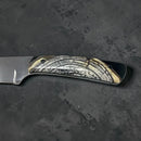 Mammoth Ivory Tusk- HYBRID CROSSCUT w Black Resin- by Raffir® - Maker Material Supply