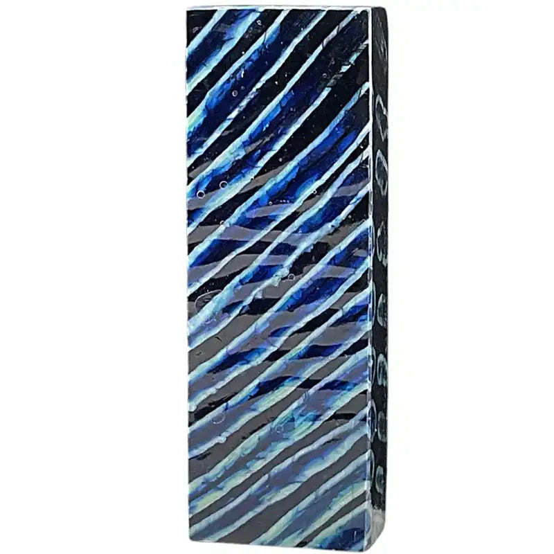 Mammoth Molar Block- BLUE- .91" x 1.6" x 4.7"- Raffir® Fossils- MMBB2 - Maker Material Supply