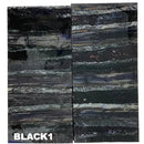 Mammoth Molar Jewelry Sets- 1/8" x 0.9" x 1.8"- BLACK- Raffir® Fossils - Maker Material Supply