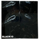 Mammoth Molar Jewelry Sets- 1/8" x 0.9" x 1.8"- BLACK- Raffir® Fossils - Maker Material Supply