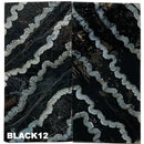 Mammoth Molar Jewelry Sets- 1/8" x 0.9" x 1.8"- BLACK- Raffir® Fossils - Maker Material Supply