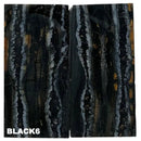 Mammoth Molar Jewelry Sets- 1/8" x 0.9" x 1.8"- BLACK- Raffir® Fossils - Maker Material Supply