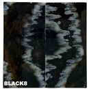 Mammoth Molar Jewelry Sets- 1/8" x 0.9" x 1.8"- BLACK- Raffir® Fossils - Maker Material Supply