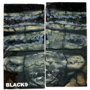 Mammoth Molar Jewelry Sets- 1/8" x 0.9" x 1.8"- BLACK- Raffir® Fossils - Maker Material Supply