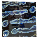 Mammoth Molar Jewelry Sets- 1/8" x 0.9" x 1.8"- BLUE- Raffir® Fossils - Maker Material Supply