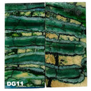 Mammoth Molar Jewelry Sets- 1/8" x 0.9" x 1.8"- DARK GREEN- Raffir® Fossils - Maker Material Supply