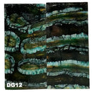 Mammoth Molar Jewelry Sets- 1/8" x 0.9" x 1.8"- DARK GREEN- Raffir® Fossils - Maker Material Supply