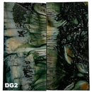 Mammoth Molar Jewelry Sets- 1/8" x 0.9" x 1.8"- DARK GREEN- Raffir® Fossils - Maker Material Supply