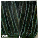 Mammoth Molar Jewelry Sets- 1/8" x 0.9" x 1.8"- DARK GREEN- Raffir® Fossils - Maker Material Supply