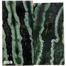 Mammoth Molar Jewelry Sets- 1/8" x 0.9" x 1.8"- DARK GREEN- Raffir® Fossils - Maker Material Supply