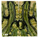 Mammoth Molar Jewelry Sets- 1/8" x 0.9" x 1.8"- LIGHT GREEN- Raffir® Fossils - Maker Material Supply