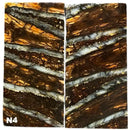 Mammoth Molar Jewelry Sets- 1/8" x 0.9" x 1.8"- NATURAL- Raffir® Fossils - Maker Material Supply