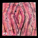 Mammoth Molar Jewelry Sets- 1/8" x 0.9" x 1.8"- PINK- Raffir® Fossils - Maker Material Supply