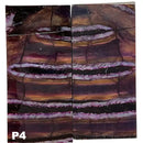 Mammoth Molar Jewelry Sets- 1/8" x 0.9" x 1.8"- PURPLE- Raffir® Fossils - Maker Material Supply