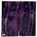 Mammoth Molar Jewelry Sets- 1/8" x 0.9" x 1.8"- PURPLE- Raffir® Fossils - Maker Material Supply