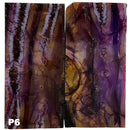 Mammoth Molar Jewelry Sets- 1/8" x 0.9" x 1.8"- PURPLE- Raffir® Fossils - Maker Material Supply